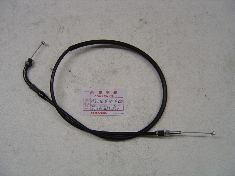 Câble de gaz tirage Honda CB1100RB – Réf. 17910KBGA00