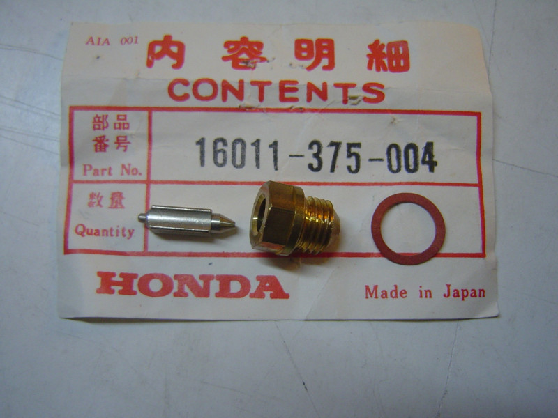 Kit pointeau + puit pour CB125S/S1 CB125S2 CB125J HONDA 16011-375-004