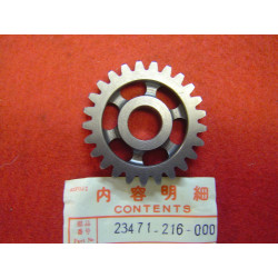 Pignon 25 dents 4ème vitesse arbre primaire Honda CB93 CD125 A