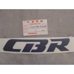 Décor autocollant réservoir gauche Honda CBR1000FJ 88 type 8