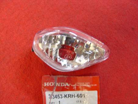 Lentille Clignotant AV G / AR D Honda GLR125 15/19 - Réf 33453KRH601