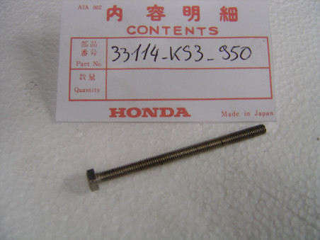Vis Montage Phare Honda CRM125R NSR125F - Réf. 33114KS3950