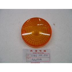 Cabochon de clignotant ADAPTABLE CB400/500/550/650/750 HONDA 33402-377-671A