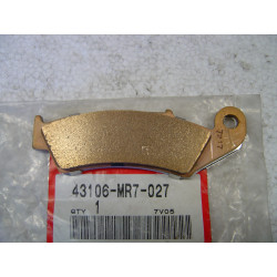 Plaquette B Frein AR Honda VFR750R 88-91 | Réf. 43106MR7027