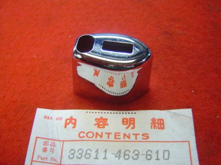Cache chromé clignotant AR Honda GL1100 A B - Réf. 33611463610