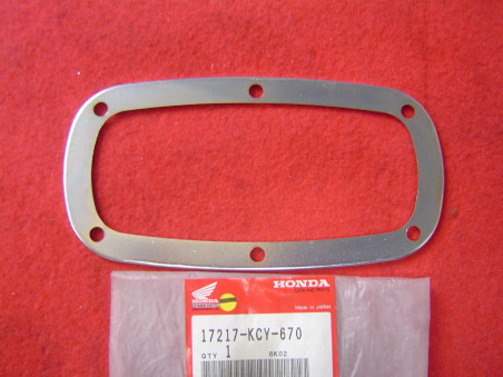 Plaque fixation pipe filtre à air Honda XR400 - Réf 17217KCY670