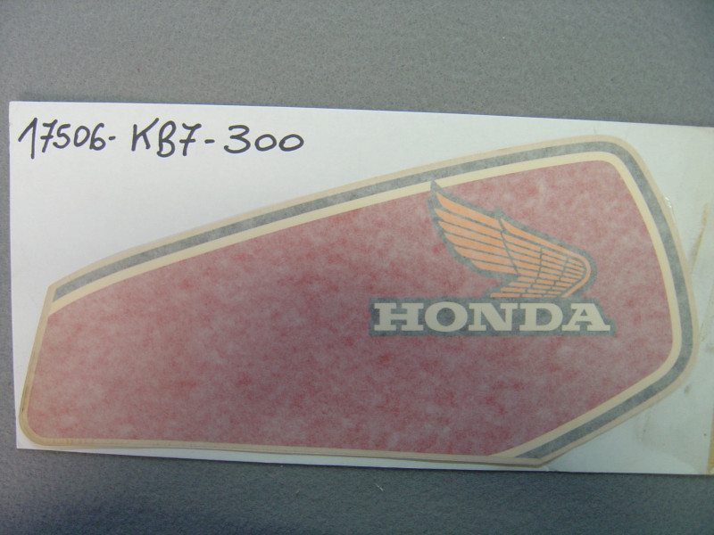 Décor autocollant réservoir droit Honda XL250RC XL500RC 82