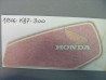 Décor autocollant réservoir droit Honda XL250RC XL500RC 82