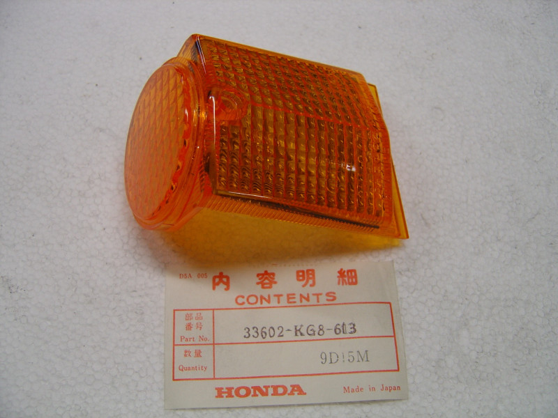 Cabochon Clignotant AR Droit Honda CH125 NH125 - Réf 33602KG8613