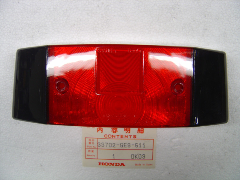 Cabochon Feu Arrière Honda NB50M 1984 - Réf 33702-GE8-611