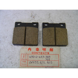 Plaquettes Frein Avant Honda CB400T CB750KZ CB750C - Réf. 45012413305