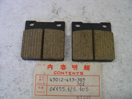 Plaquettes Frein Avant Honda CB400T CB750KZ CB750C - Réf. 45012413305