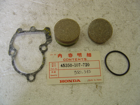 Plaquettes frein + joints étrier Honda CB125 S3 - Réf. 45350107720