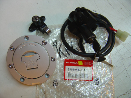 Kit contacteur clefs + bouchon réservoir Honda CBR600F