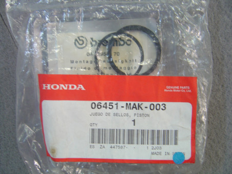 Jeu de joints étrier frein avant Honda – Réf. 06451MAK003