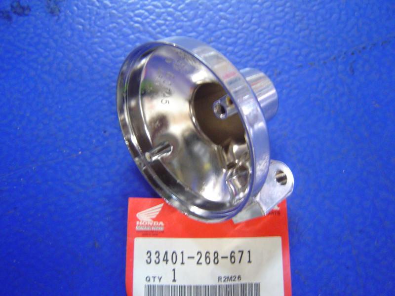 Corps chromé clignotant type CB Honda – Réf. 33401268671