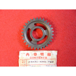Pignon 30 dents 2ème arbre Honda CR250RF 85 - Réf 23431KA3760