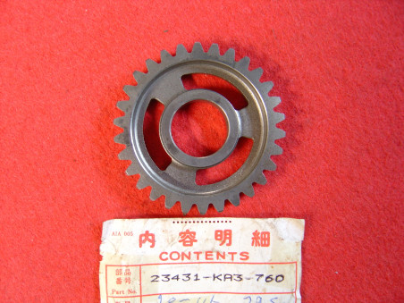 Pignon 30 dents 2ème arbre Honda CR250RF 85 - Réf 23431KA3760