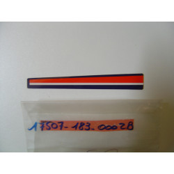 Décor autocollant réservoir gauche Honda MB80SA – Réf. 17507-183-000ZB