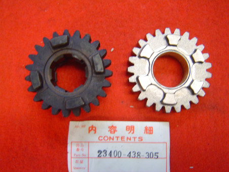 Jeu pignons 3ème vitesse CB900BO Honda 23400-438-305