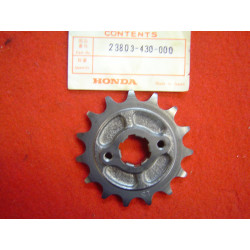 Pignon Sortie Boîte 15 Dents Honda CR250 78-80 – Réf. 23803430000