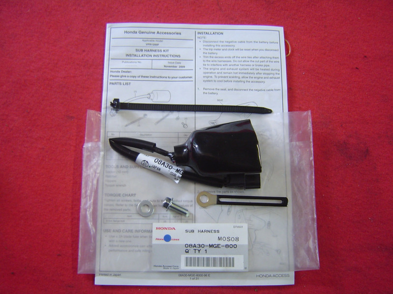 Kit Faisceau Électrique Honda VFR1200 2010-2015 | Réf. 08A30MGE800
