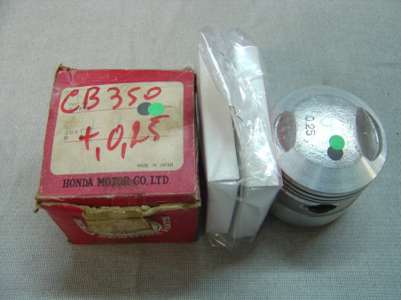 Jeu Pistons Segments Honda CB350 Cote +0,25 | Neuf