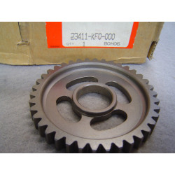 Pignon 1ère sortie boîte 38dts Honda XR350R 83-84 - 23411KF0000