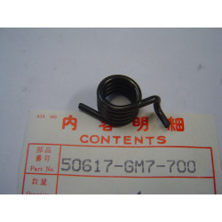 Ressort rappel repose-pied droit Honda CR80 86/95 - Réf 50617GM7700