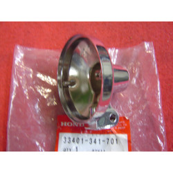 Embase chromée clignotant Honda CB450 CB350 750Four | Réf. 33401341701