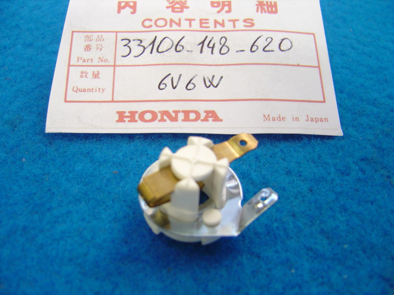 Porte-ampoule 6V 6W Honda PM50 PF50 PA50 - Réf. 33106-148-620