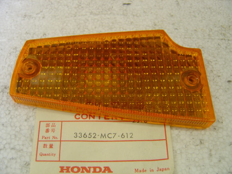 Cabochon Clignotant AR Gauche Honda CX500 CX650 - Neuf