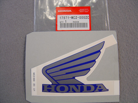 Autocollant Réservoir Gauche Honda CB900F - Réf. 17571MCZ000ZC