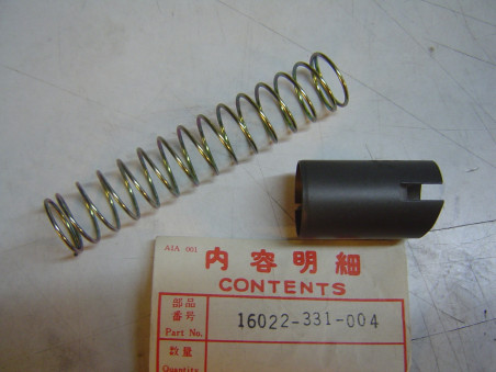 Kit boisseau + ressort SL125/K1/K2 CB125S/S1/S2 (carbu 660B) HONDA 16022-331-004