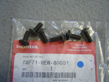 Kit 6 vis M6x16 fixation sabot Honda NT700V 08F71-MEW-800S1