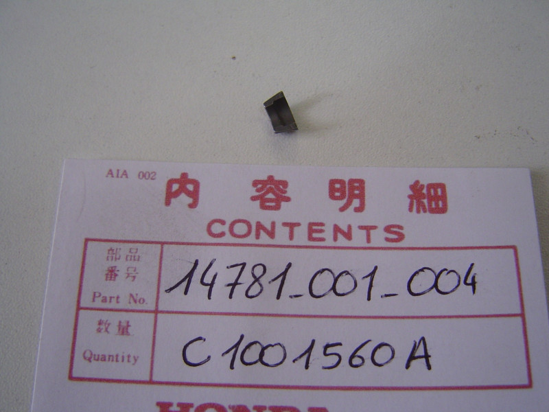 Demie lune de queue de soupape de ATC70 C50 CUB C70 CUB CB92 HONDA 14781-001-004