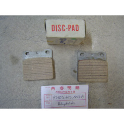Plaquettes de frein Honda CB250-400N-T CB750KZ adaptables