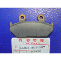 Plaquette Frein Avant Honda CBR1000FH 87 NISSIN JPM