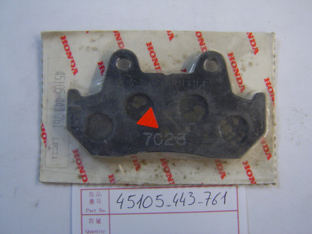 Plaquette de frein avant Honda – Réf. 45105443761