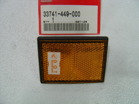 Catadioptre enjoliveur alu radiateur Honda CX500-650C | Réf. 33741449000