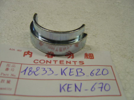 Demi lune d'échappement Honda 18233KEB620 CMX250 CA125
