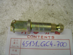 Axe cannelé de CRF70F 2005-06 CR60R XR80R 93....HONDA 45131-GC4-700