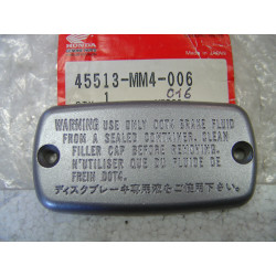 Couvercle du Maitre cylindre de frein AV SH50 95 NTV650 HONDA 45513-MM4-006