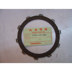 Disque garni embrayage Honda CR250R Elsinore – Réf. 22201430000