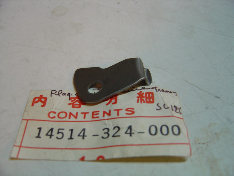Plaque guidage chaîne Honda CB125S CB100 - Réf 14514-324-000