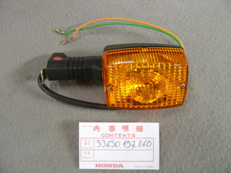 Clignotant AR Gauche Honda - Référence 33650197860