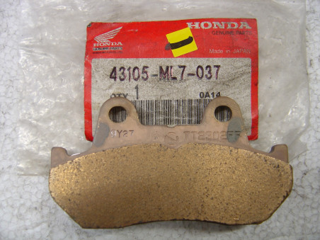 Plaquette de frein de CBR600F 87 CBR1000F 88 VFR750F 86 43105-ML7-037
