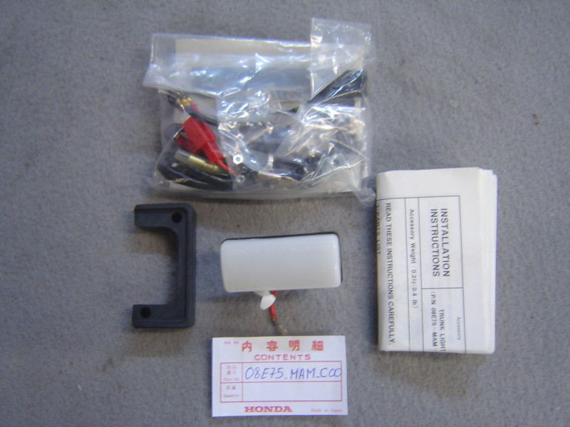 Kit éclairage intérieur coffre GL1500 Honda 08E75MAMC00