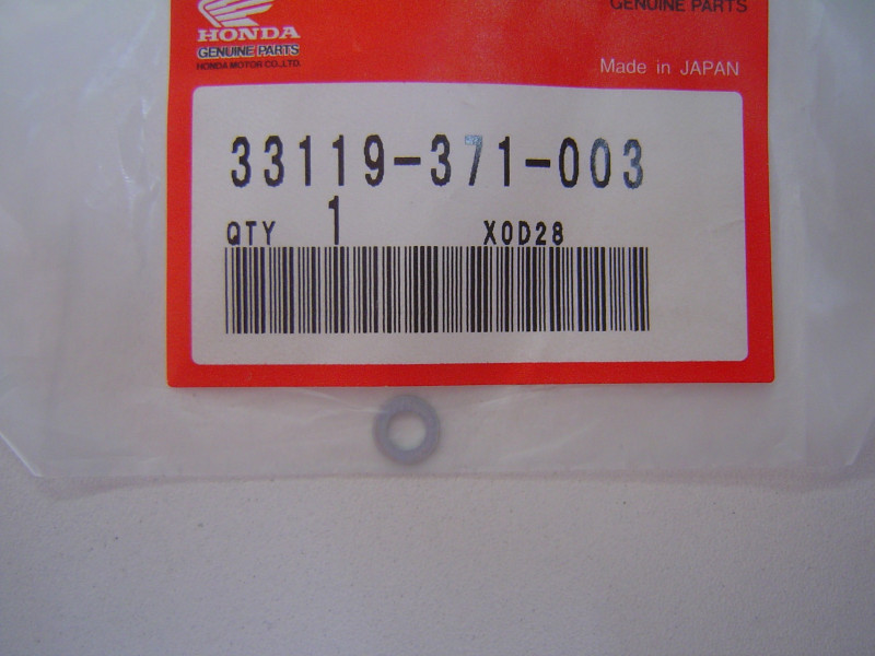Rondelle vis réglage phare Honda – Réf. 33119371003