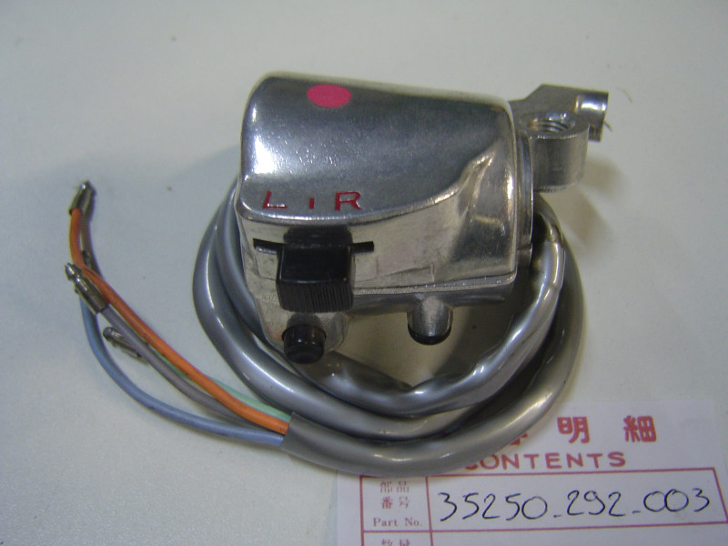 Commodo gauche Honda CB450 CB350 CL250 – Réf. 35250-292-003